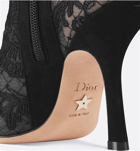 dior capture heeled ankle boot|authentic christian Dior boots.